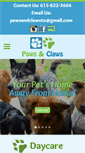 Mobile Screenshot of pawsandclawstn.com